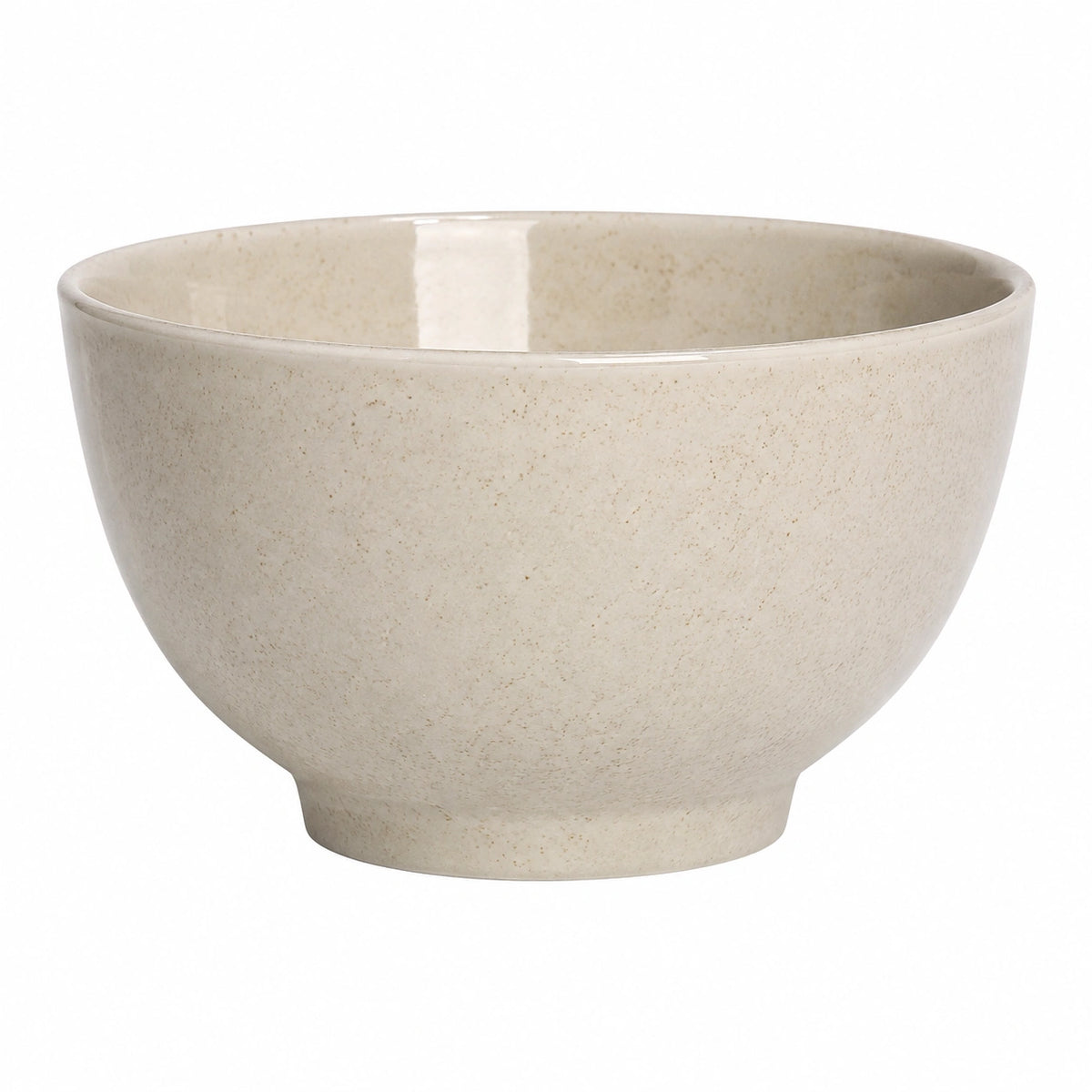 Servierschüssel 2.00 L 20 cm Keramik Beige glasiert schlicht